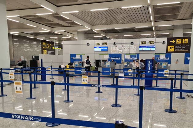 Palma Themenfoto: Corona, Urlaub, Mallorca, 22.09.2020 Gähnende Leere auch auf dem Flughafen Son Sant Joan in Palma de Mallorca, Themenfoto: Corona, Urlaub, Mallorca - Jogi Eibner-Pressefoto Copyright: xAugstx xEibner-Pressefotox EP_jat
