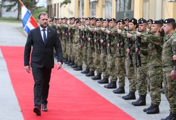 The 18th generation of Croatian Army cadets take oath The Croatian Defence Minister Mario Banozic during the formal oath-taking ceremony of the 18th generation of cadets of the Croatian Defence Academy Dr. Franjo Tudjman , in Zagreb, Croatia, on September 25. The 18th generation of cadets comprised 108 cadets (83 cadets of undergraduate university studies Military Engineering and Military Management, 23 cadets of integrated university studies of Military Maritime Studies and two pilot cadets), and 14 cadets from the partner countries (Bosnia and Herzegovina, Montenegro and the Republic of Kosovo). MarkoxPrpic PIXSELL