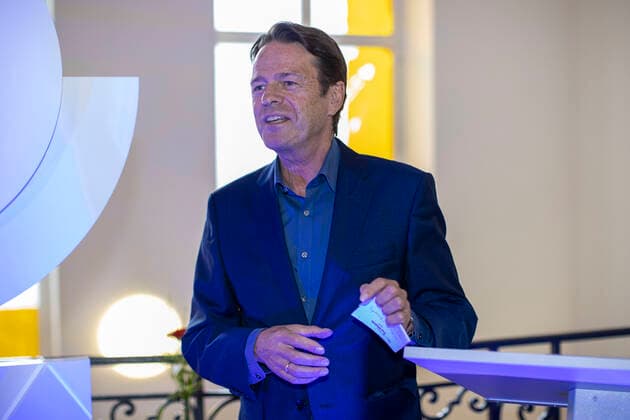 25.09.2020 , Essen , Verleihung Polizei - Award an couragierte Helfer im Polizeipräsidium Essen an der Büscherstraße 2-6. Rudi Cerne , Moderator der ZDF-Fernsehsendung Aktenzeichen XY.