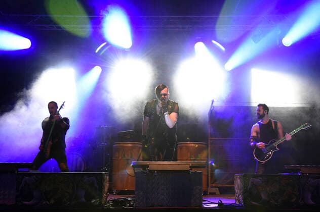 Schattenmann live beim Backstage Kultursommer in der Stadt in der Backstage-Arena. München, 25.09.2020