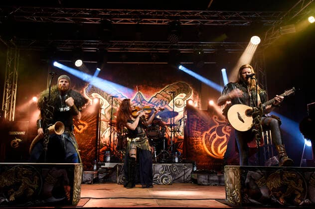Feuerschwanz live beim Backstage Kultursommer in der Stadt in der Backstage-Arena. München, 25.09.2020