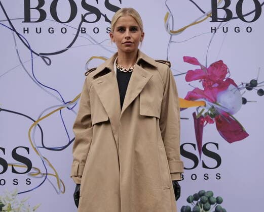 Special guests at Hugo Boss Fashion Show Caroline Daur special guest at Hugo Boss fashion show during Milan Fashion Week Fall Winter 2020 2021 collections. Milano Italy Milan Italy Copyright: LucaxPonti