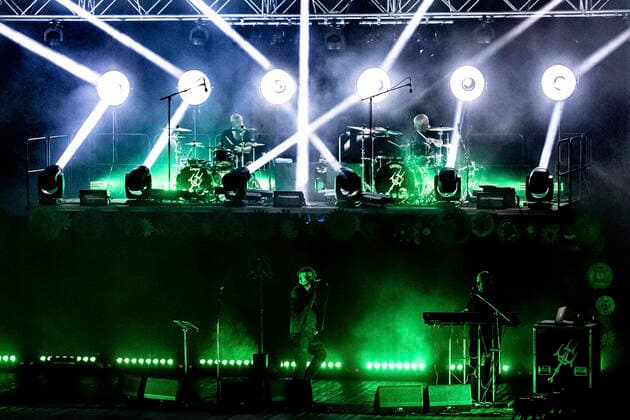 Project Pitchfork live beim Open Air 2020 in der Freilichtbühne Junge Garde. Dresden, 25.09.2020