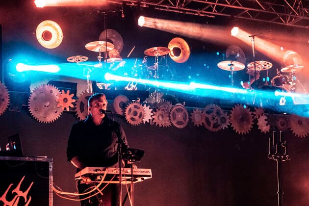 Project Pitchfork live beim Open Air 2020 in der Freilichtbühne Junge Garde. Dresden, 25.09.2020