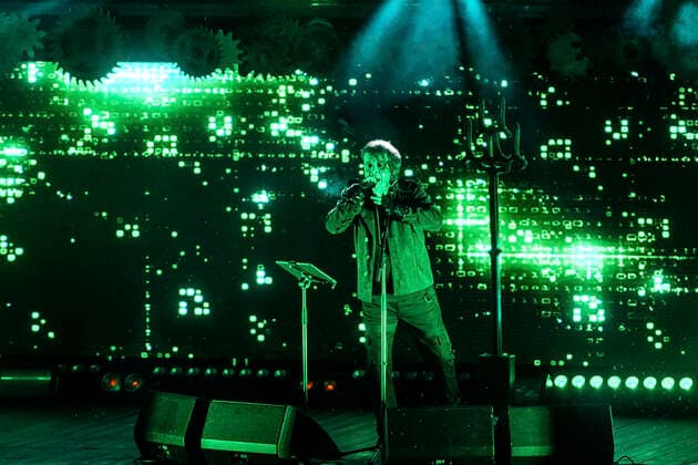 Project Pitchfork live beim Open Air 2020 in der Freilichtbühne Junge Garde. Dresden, 25.09.2020