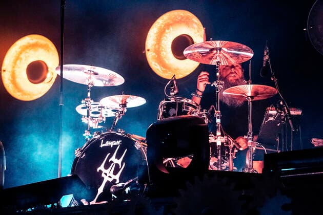 Project Pitchfork live beim Open Air 2020 in der Freilichtbühne Junge Garde. Dresden, 25.09.2020