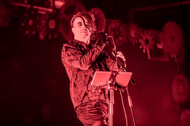 Project Pitchfork live beim Open Air 2020 in der Freilichtbühne Junge Garde. Dresden, 25.09.2020