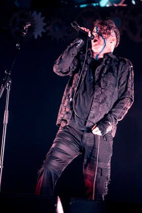 Project Pitchfork live beim Open Air 2020 in der Freilichtbühne Junge Garde. Dresden, 25.09.2020
