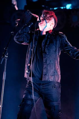 Project Pitchfork live beim Open Air 2020 in der Freilichtbühne Junge Garde. Dresden, 25.09.2020