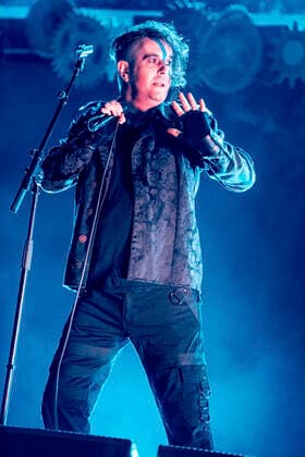 Project Pitchfork live beim Open Air 2020 in der Freilichtbühne Junge Garde. Dresden, 25.09.2020