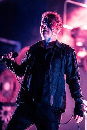 Project Pitchfork live beim Open Air 2020 in der Freilichtbühne Junge Garde. Dresden, 25.09.2020