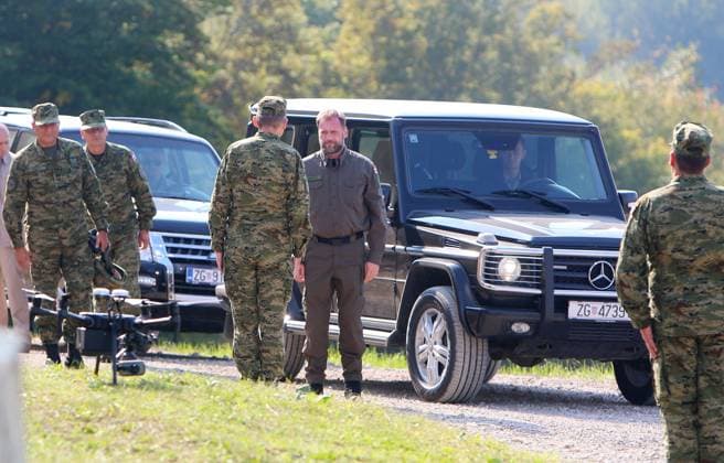 PXL_Military Exercise Readiness 20 Defense Minister Mario Banozic attended the final presentation of the military exercise Readiness 20 at the Eugen Kvaternik military range in Slunj, Croatia on Oct. 1, 2020. At the final presentation of the Military Exercise Readiness 20 , the firepower of the BOV Patria CRO 30 L armored combat vehicle was presented, with the aim of assessing the declared forces for deployment in operations and missions. KristinaxStedulxFabac PIXSELL