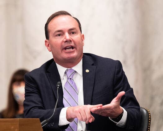October 1, 2020, Washington, DC, United States: U.S. Senator Mike Lee (R-UT) speaks at a meeting of the Senate Judiciary Committee. Washington United States - ZUMAs197 20201001_zaa_s197_127 Copyright: xMichaelxBrochsteinx
