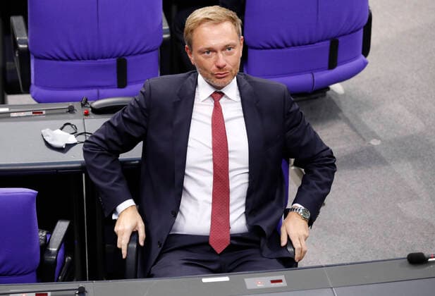 FDP-Fraktionschef Christian Lindner, Deutschland, Berlin, Bundestag Plenum, (181. Sitzung), Abgeordnete blicken zurück auf 30 Jahre Deutsche Einheit.