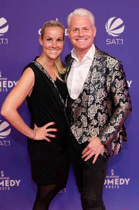 Guido Cantz mit Ehefrau Kerstin Ricker bei der Verleihung des 24. Deutschen Comedypreises 2020 in Brainpool TV Studio Köln-Mülheim. Köln, 02.10.2020