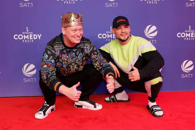 Jens Knossalla und Mark Filatov bei der Verleihung des 24. Deutschen Comedypreises 2020 in Brainpool TV Studio Köln-Mülheim. Köln, 02.10.2020