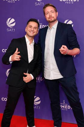 Özcan Cosar und Bastian Bielendorfer bei der Verleihung des 24. Deutschen Comedypreises 2020 in Brainpool TV Studio Köln-Mülheim. Köln, 02.10.2020
