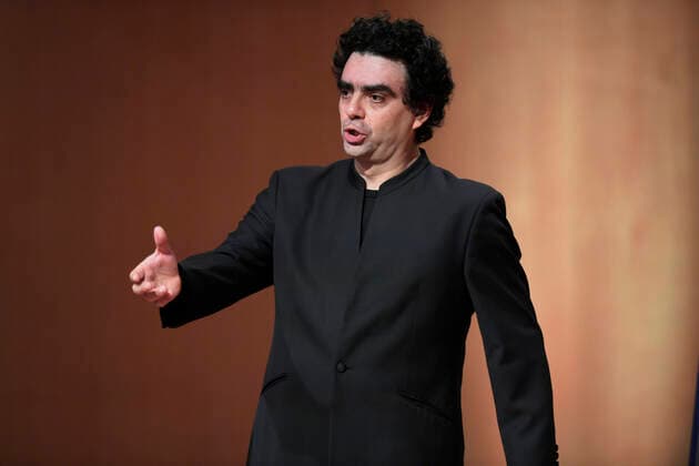 03.10.2020, Klassikfestival Bad Wörishofen, Festival der Nationen 2020 im Kurhaus Bad Wörishofen im Allgäu, Gala-Konzert mit Rolando Villazon, Tenor mit Xavier de Maistre, an der Harfe. 03.10.2020, Klassikfestival Bad Wörishofen 03.10.2020, Klassikfestival Bad Wörishofen