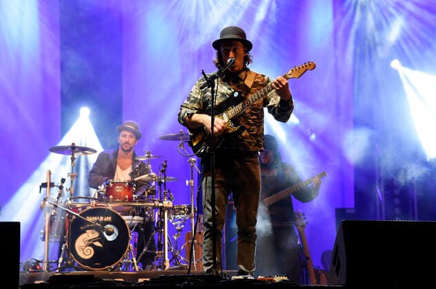 Jamaram meets Jahcoustix live beim Sommer in der Stadt Open Air auf der Sommerbühne im Olympiastadion. München, 03.10.2020