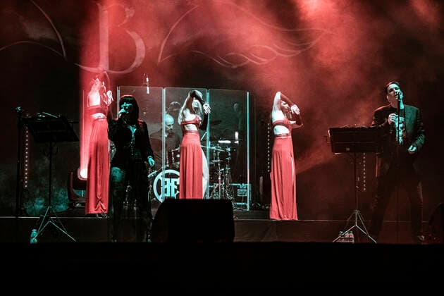 Blutengel live beim We Stay Together Live Open Air 2020 in der Freilichtbühne Junge Garde. Dresden, 03.10.2020