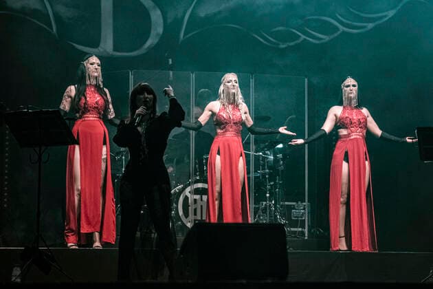 Blutengel live beim We Stay Together Live Open Air 2020 in der Freilichtbühne Junge Garde. Dresden, 03.10.2020