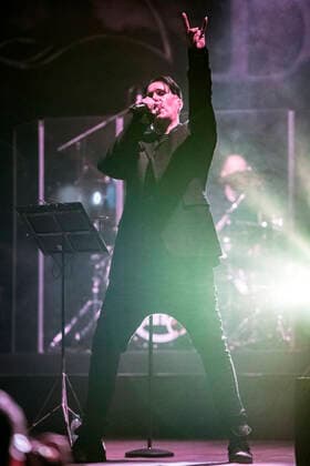 Blutengel live beim We Stay Together Live Open Air 2020 in der Freilichtbühne Junge Garde. Dresden, 03.10.2020