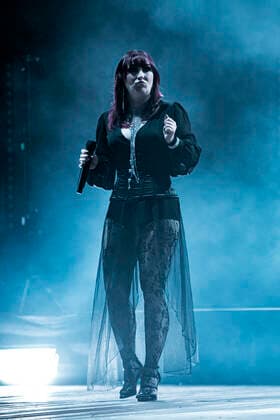 Blutengel live beim We Stay Together Live Open Air 2020 in der Freilichtbühne Junge Garde. Dresden, 03.10.2020