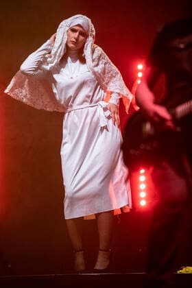 Blutengel live beim We Stay Together Live Open Air 2020 in der Freilichtbühne Junge Garde. Dresden, 03.10.2020