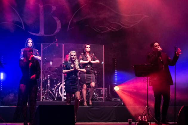Blutengel live beim We Stay Together Live Open Air 2020 in der Freilichtbühne Junge Garde. Dresden, 03.10.2020