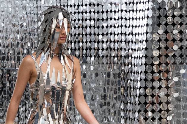 Paris fashion Week: defile Paco Rabanne. 260768 2020-10-04  Copyright: xSebastienxFremontx xStarfacex STAR_260768_002