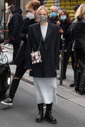 Paris Fashion Week. Defile Paco Rabanne Printemps-Ete 2021. Leonie Hanne. 260767 2020-10-04  Copyright: xSebastienxFremontx xStarfacex STAR_260767_023
