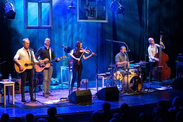 Keimzeit Akustik Quintett Albertine live in der Comödie Dresden. Dresden, 05.10.2020