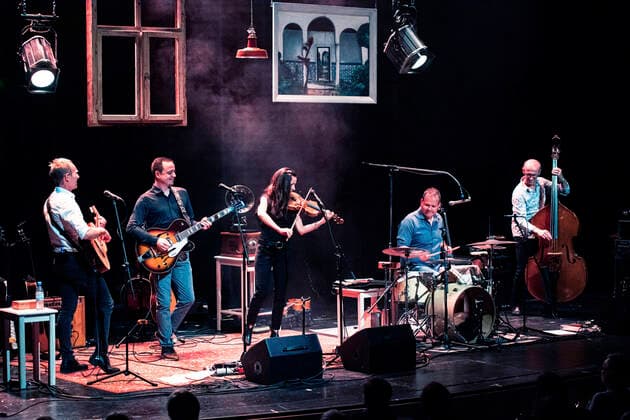 Keimzeit Akustik Quintett Albertine live in der Comödie Dresden. Dresden, 05.10.2020