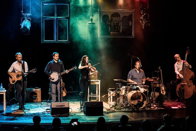 Keimzeit Akustik Quintett Albertine live in der Comödie Dresden. Dresden, 05.10.2020
