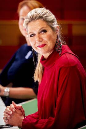 07-10-2020 Utrecht Queen Máxima attended the start of the Music Trainer Agreement, More Music in the Classroom (Muziekopleidersakkoord, Meer Muziek in de Klas) in TivoliVredenburg in Utrecht.  Copyright: xPPExPOOLx