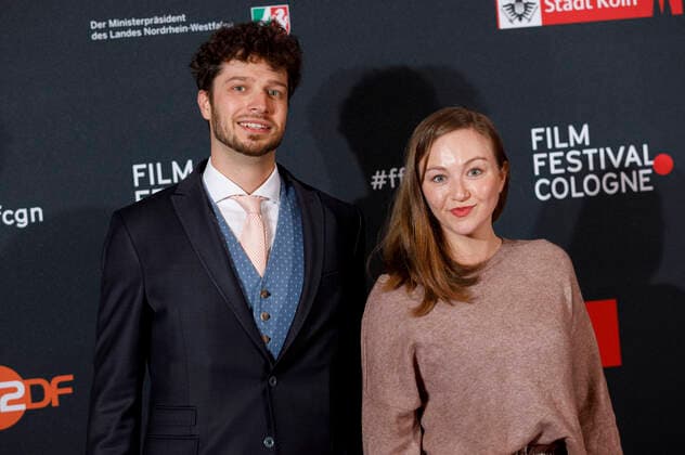 Alexandra Schiller mit Martin Ohler bei der Verleihung der Film Festival Cologne Awards 2020 auf dem 30. Film Festival Cologne 2020 im Palladium. Köln, 08.10.2020