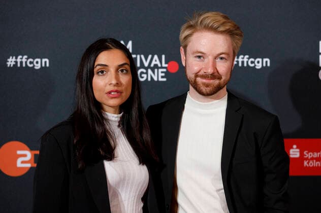 Aylin Öcal und Florian Peter Stübchen bei der Verleihung der Film Festival Cologne Awards 2020 auf dem 30. Film Festival Cologne 2020 im Palladium. Köln, 08.10.2020
