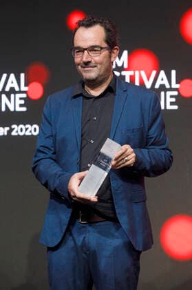 Jörg Siepmann bei der Verleihung der Film Festival Cologne Awards 2020 auf dem 30. Film Festival Cologne 2020 im Palladium. Köln, 08.10.2020