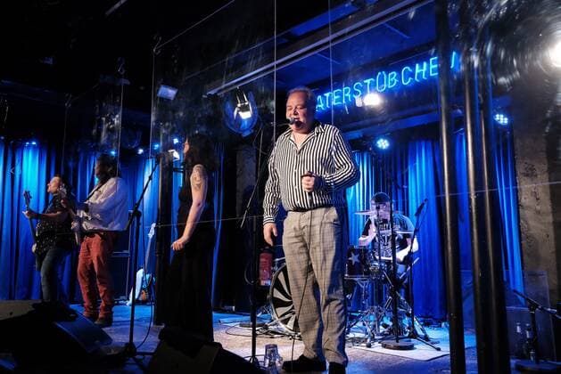 09.10.2020 xkhx Kassel Theaterstübchen Konzert Franklin D. Band -Two Of Yours - Blues aholic mit Axel, Andy, Volker, Michael, Anja