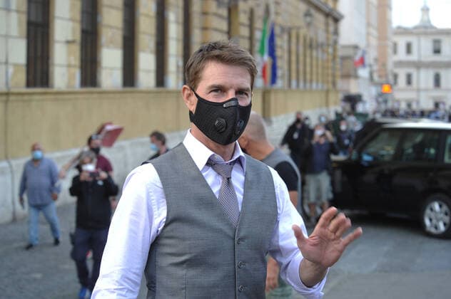 Bilder des Jahres 2020, Entertainment 10 Oktober Entertainment Themen der Woche KW41 Rome, film set Mission impossible 7 . Pictured: Tom Cruise  Copyright: xMarcoxProvvisionatox xIPAx xMarcoxProvvisionatox