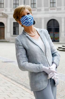 Carolin Reiber bei der Verleihung des 32. Bayerischen Fernsehpreises 2020 in der Residenz München. München, 14.10.2020