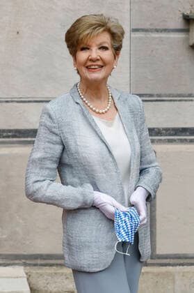 Carolin Reiber bei der Verleihung des 32. Bayerischen Fernsehpreises 2020 in der Residenz München. München, 14.10.2020
