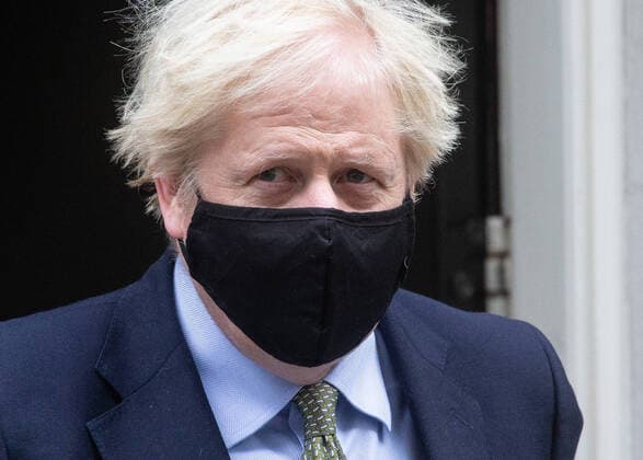 . 14 10 2020. London, United Kingdom. Prime Minister, Boris Johnson, leaves number 10 to go to Parliament for Prime Ministers Questions. Prime Ministers Questions. Downing Street.  xMarkxThomasx xi-Imagesx IIM-21701-0009