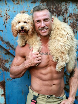 The 2021 Australian Firefighters calendar is here to save 2020. Every October a selection of Australia?s fittest firemen strip off and pose for the Australian Firefighter s Calendar in order to raise money for charity. In the 2021 edition not only do we get to look at some very attractive men, but some adorable animals too; from koalas and kangaroos to rescue kittens and rottweiler puppies. 2019 and early 2020 was a particularly devastating time, and the world grieved with Australia as we suffered through catastrophic bushfires, and an estimated loss of 1 billion animals from our diverse native wildlife. While the fires may have gone, the destroyed bushland has made it impossible for many of the displaced wildlife to return to their n Copyright: xx 40940086 EDITORIAL USE ONLY. NOT FOR USE BY NEWSPAPERS BASED IN THE UK.