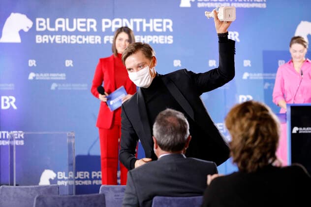 Jonas Nay bei der Verleihung des 32. Bayerischen Fernsehpreises 2020 in der Residenz München. München, 14.10.2020