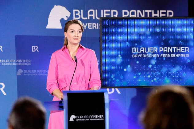 Judith Gerlach bei der Verleihung des 32. Bayerischen Fernsehpreises 2020 in der Residenz München. München, 14.10.2020