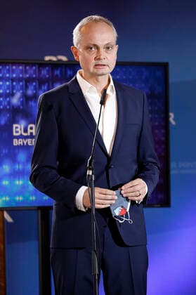 Winfried Laasch bei der Verleihung des 32. Bayerischen Fernsehpreises 2020 in der Residenz München. München, 14.10.2020