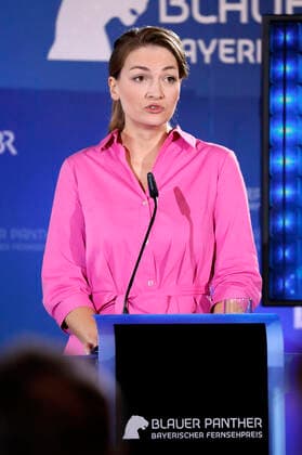 Judith Gerlach bei der Verleihung des 32. Bayerischen Fernsehpreises 2020 in der Residenz München. München, 14.10.2020
