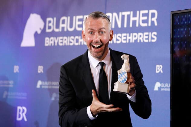Sebastian Pufpaff bei der Verleihung des 32. Bayerischen Fernsehpreises 2020 in der Residenz München. München, 14.10.2020