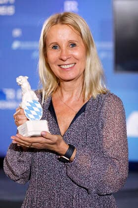 Katrin Bühlig bei der Verleihung des 32. Bayerischen Fernsehpreises 2020 in der Residenz München. München, 14.10.2020